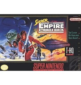Super Nintendo Super Star Wars Empire Strikes Back - THQ Print (Used, Cart Only)