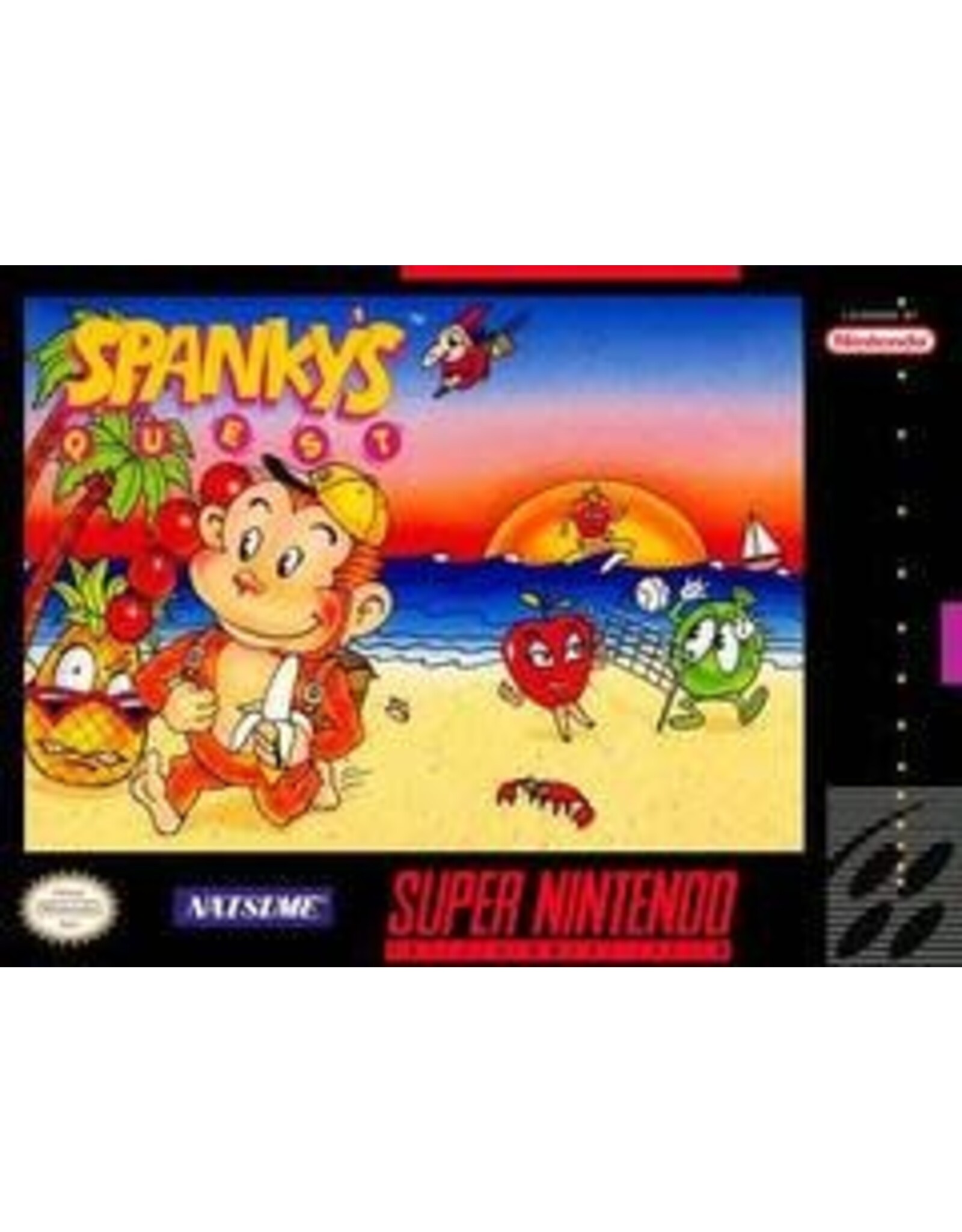 Super Nintendo Spanky's Quest (Cart Only, Lightly Damaged Label)