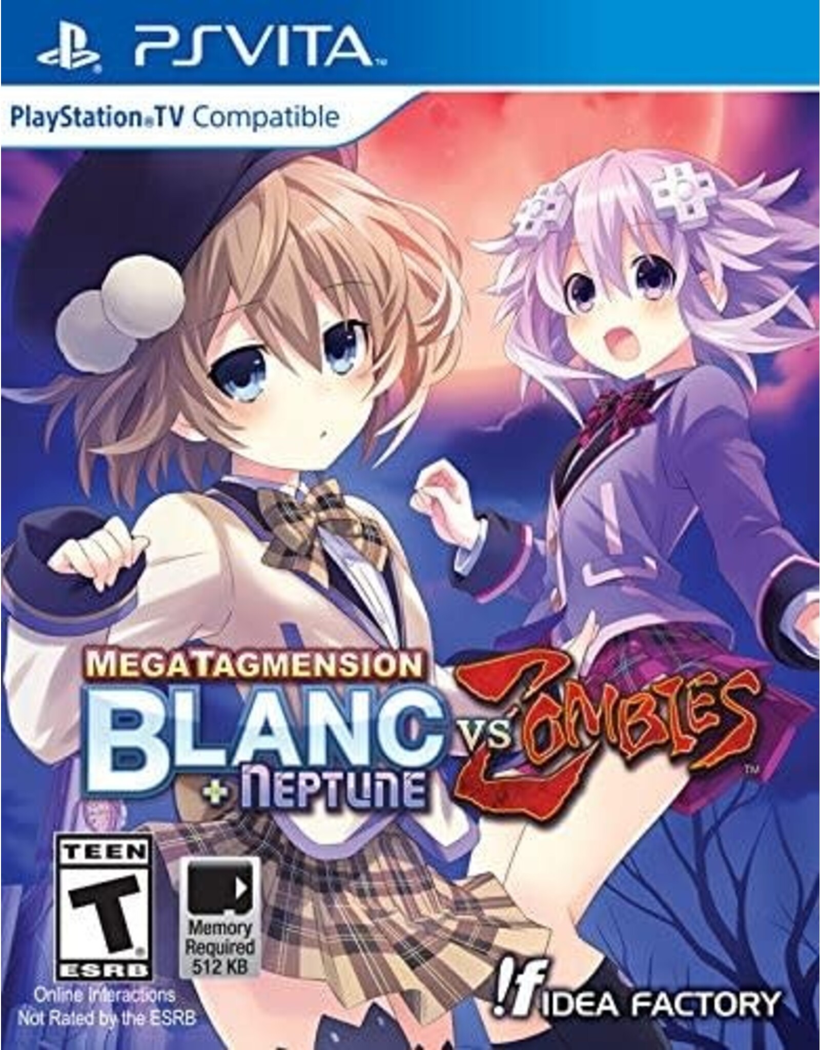 Playstation Vita MegaTagmension Blanc vs Zombies + Neptune (Brand New)