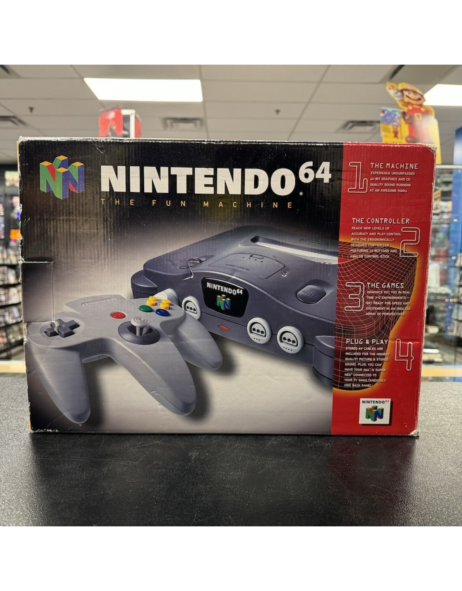 Nintendo 64 N64 Nintendo 64 Console (CiB, Damaged Box)