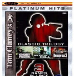 Xbox Tom Clancy's Classic Trilogy - Platinum Hits (Used)