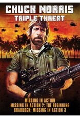 Cult & Cool Chuck Norris Triple Threat - Missing in Action / Missing in Action 2: The Beginning / Braddock: Missing in Action 3 (Used)