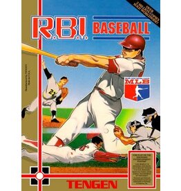 NES RBI Baseball (Tengen, Cart Only, Damaged Label)