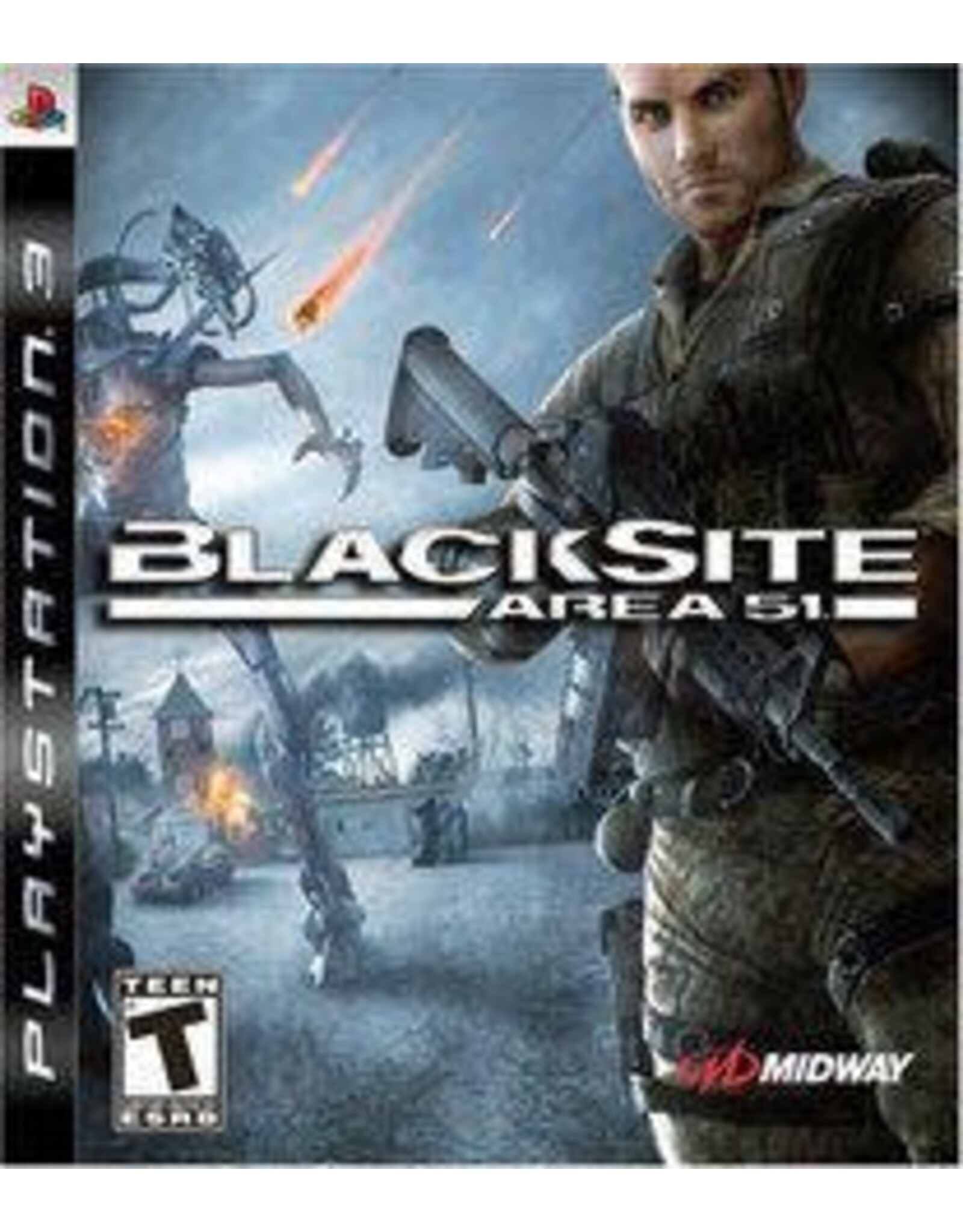Playstation 3 Blacksite Area 51 (CiB, Sticker on Manual, Writing on Disc)