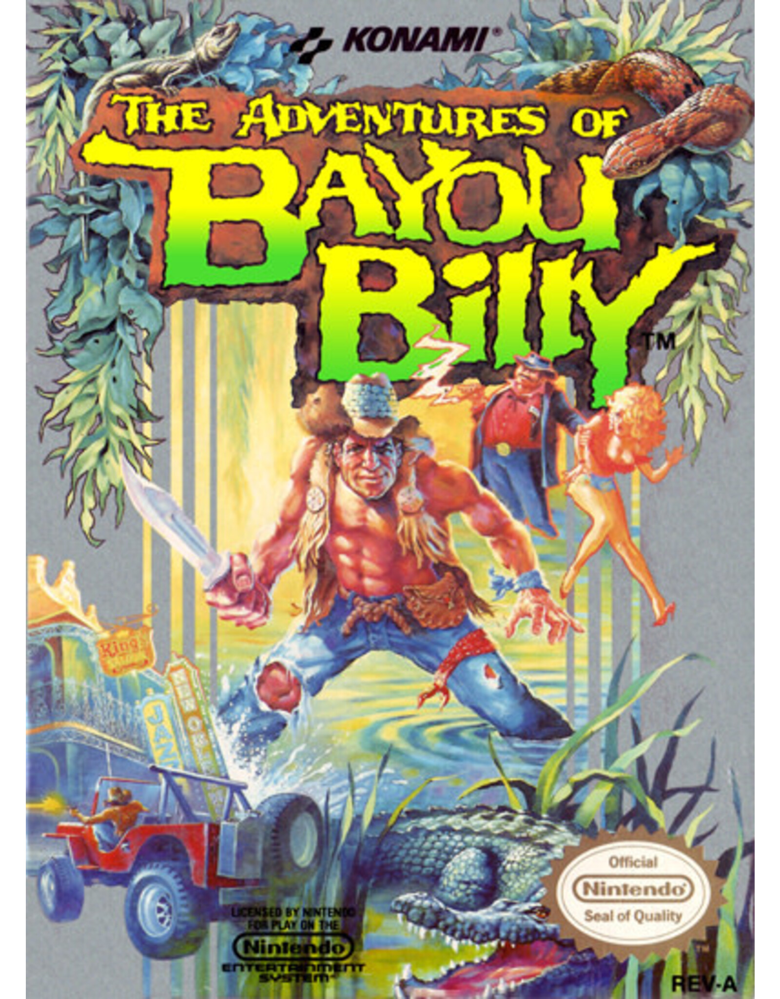 NES Adventures of Bayou Billy, The (Cart Only)