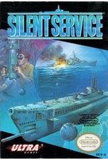 NES Silent Service (Boxed, No Manual, Damaged Box, Missing Styrofoam Insert)