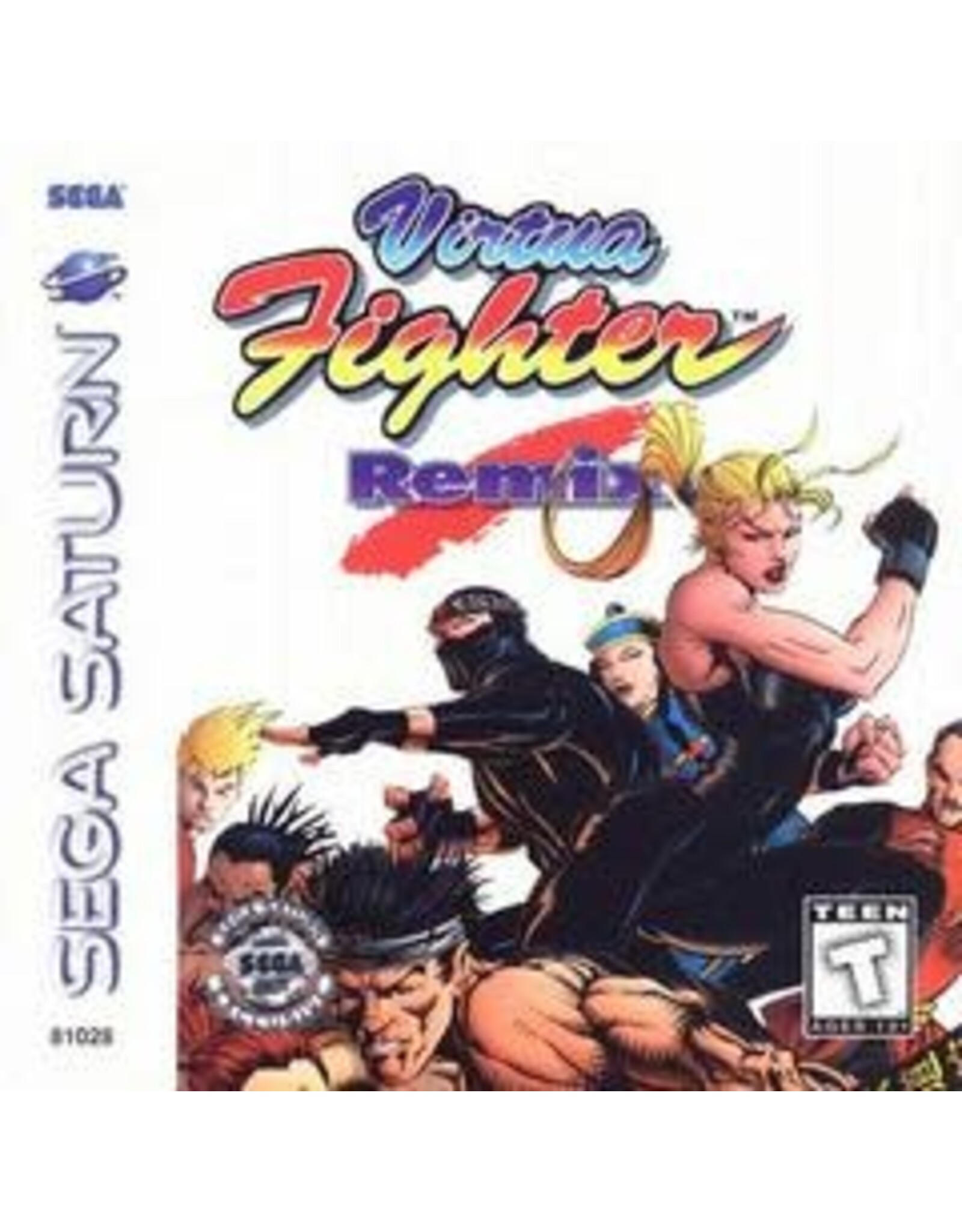 Sega Saturn Virtua Fighter Remix (Not For Resale, Game/Cardboard Sleeve Only, Lightly Damaged Sleeve)