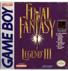 Game Boy Final Fantasy Legend III Sunsoft (CiB, Damaged Box, No Map)