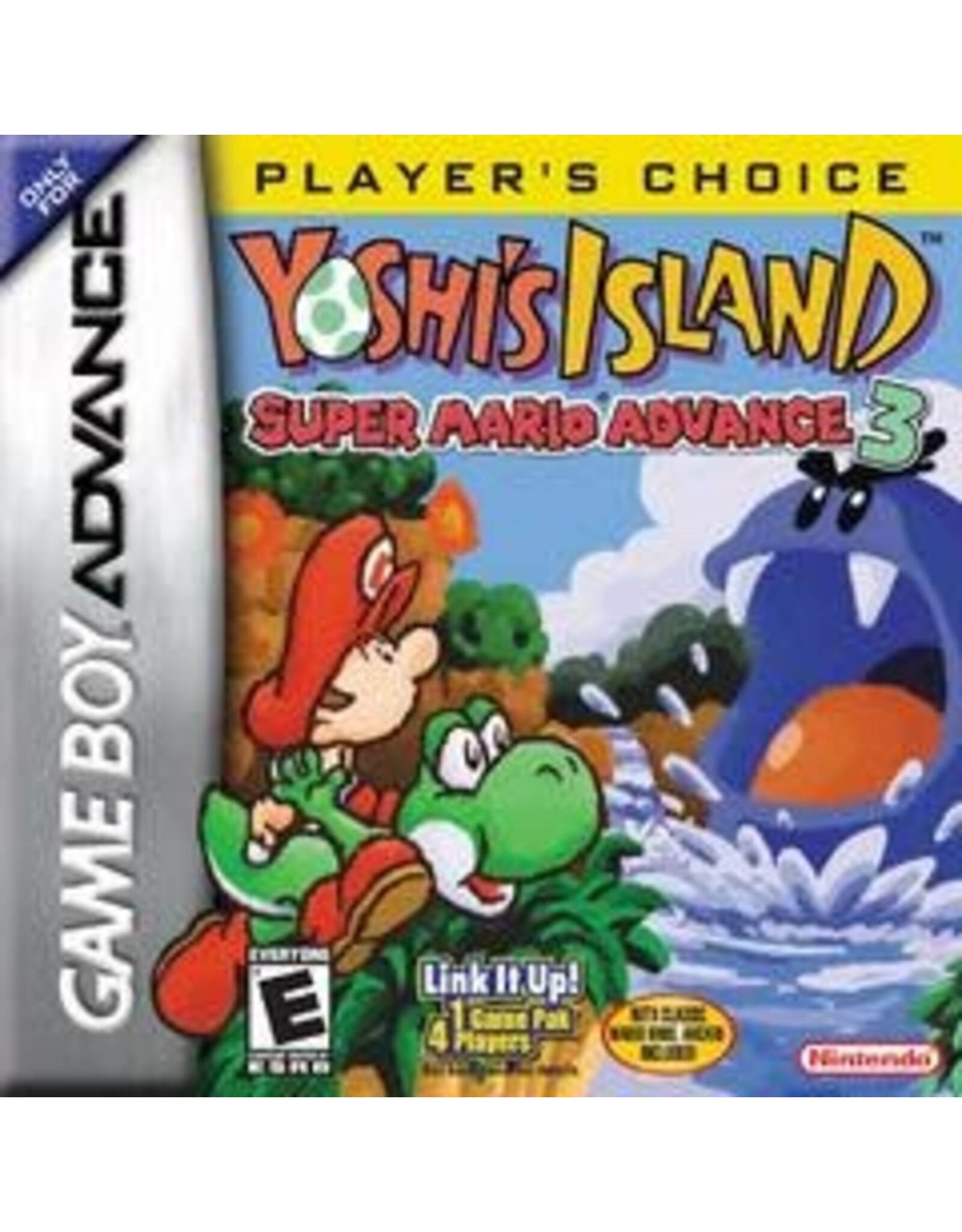 Game Boy Advance Super Mario Advance 3 Yoshi's Island - Players Choice (Brand New)