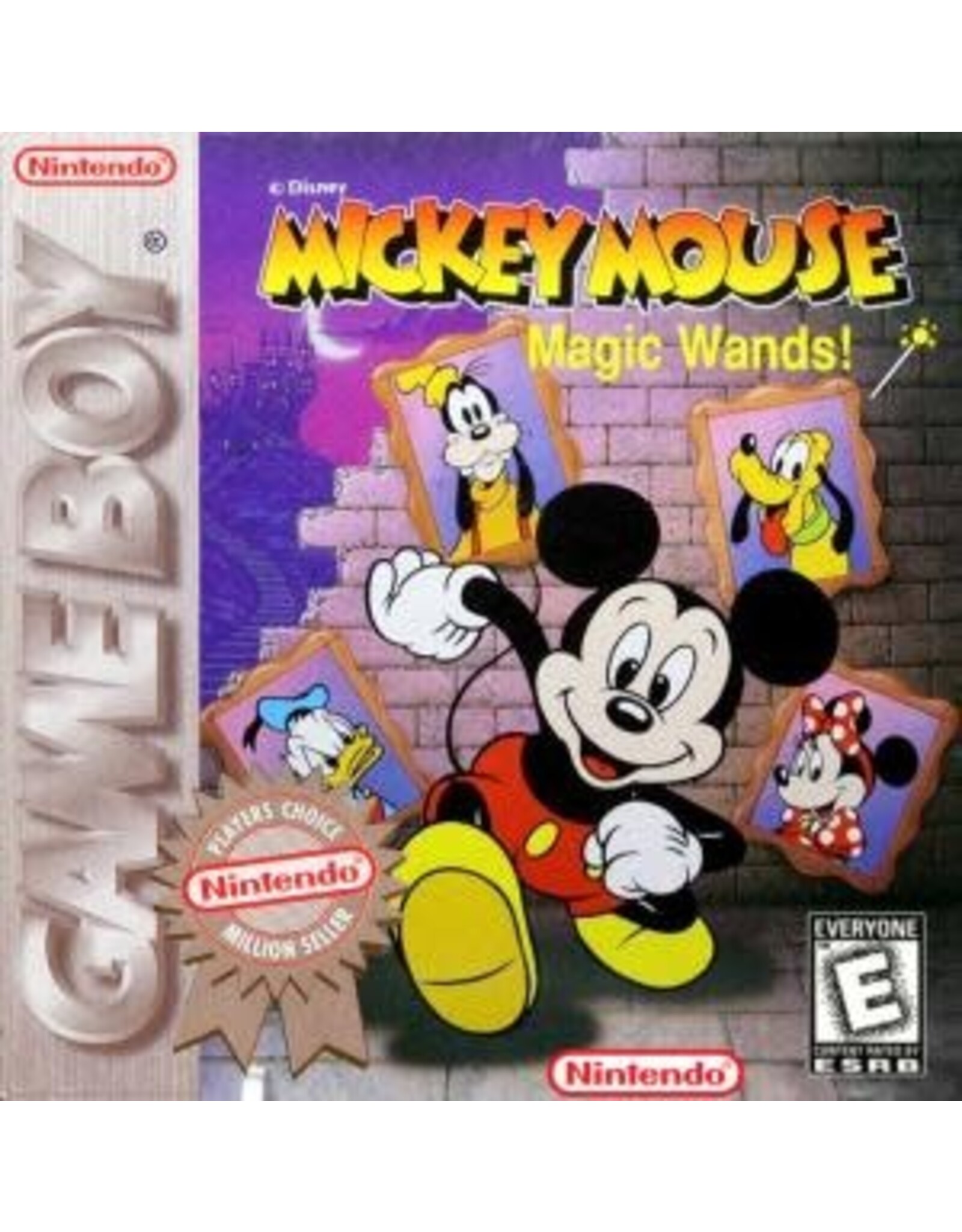 Game Boy Mickey Mouse Magic Wands (Player's Choice, CiB)