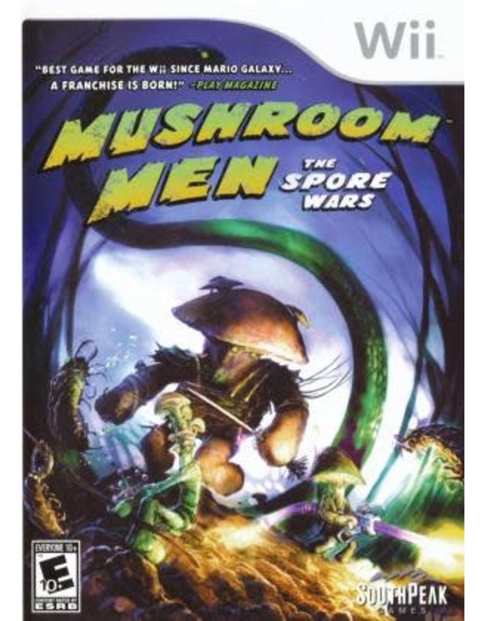 Wii Mushroom Men The Spore Wars (CiB, Damaged Sleeve)