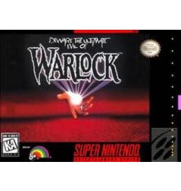 Super Nintendo Warlock (CiB, Damaged Box and Manual, Damaged Cart Labels)
