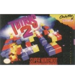 Super Nintendo Tetris 2 (CiB, Minor Damaged Manual and Cart)