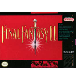 Super Nintendo Final Fantasy II with Map (Used, Cosmetic Damage)