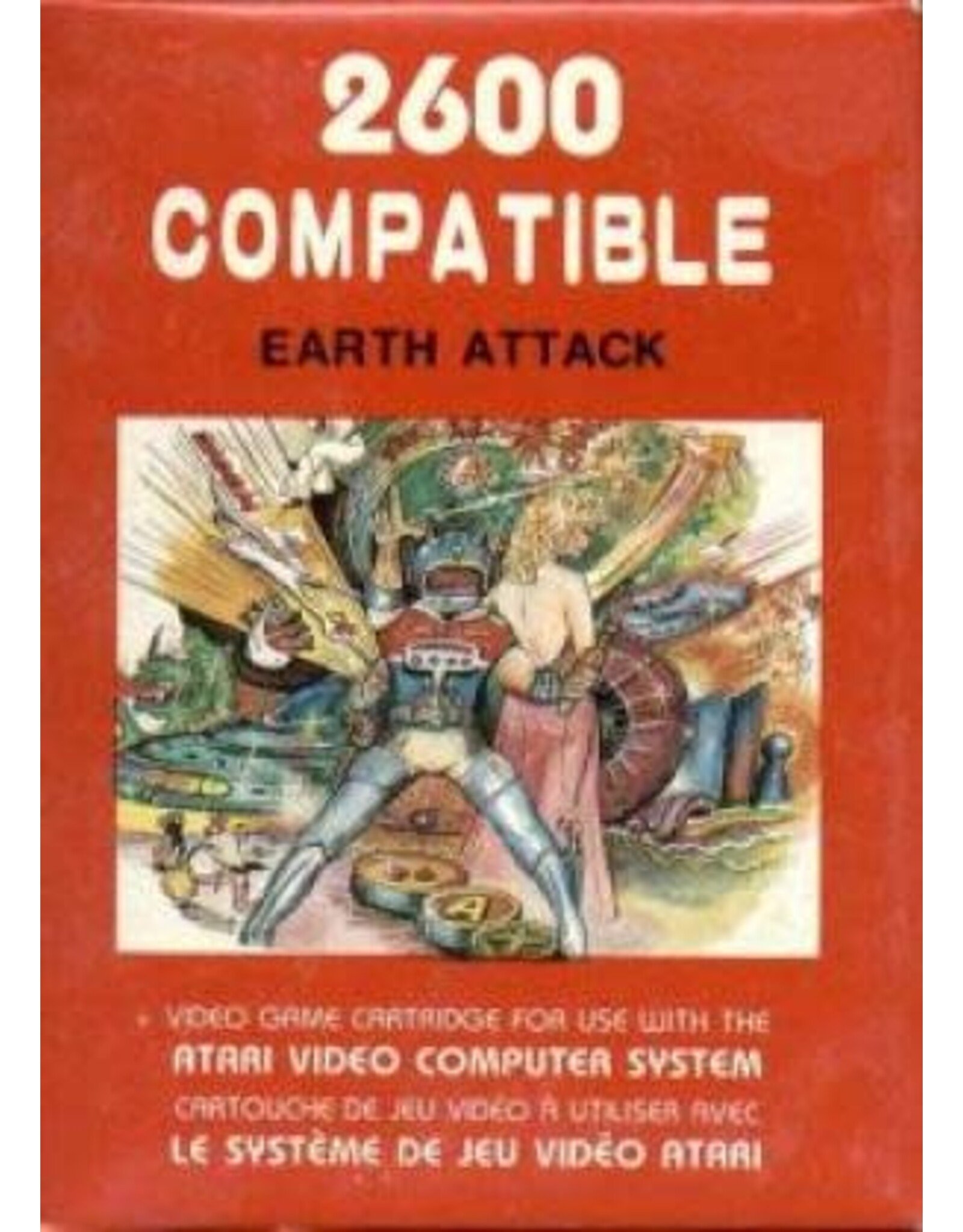 Atari 2600 Earth Attack (Cart Only)