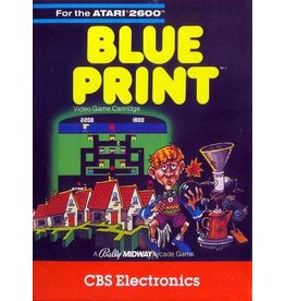 Atari 2600 Blue Print (Cart Only, Damaged Label)