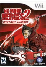 Wii No More Heroes 2: Desperate Struggle (CiB, Sticker On Manual, Sticker on Disc)