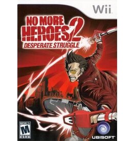 Wii No More Heroes 2: Desperate Struggle (CiB, Sticker On Manual, Sticker on Disc)