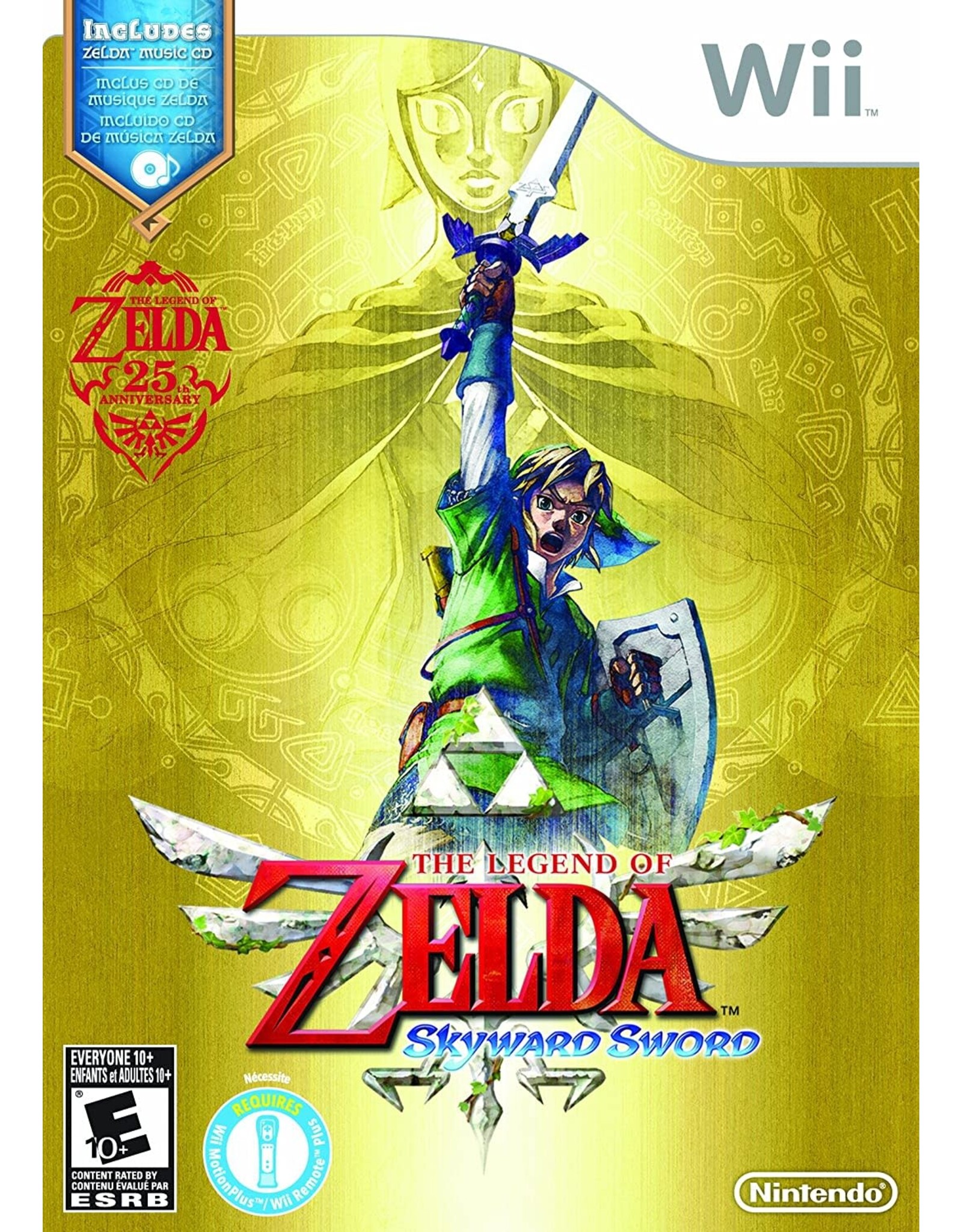 Wii Zelda Skyward Sword Music CD Bundle (Used, No Manual)