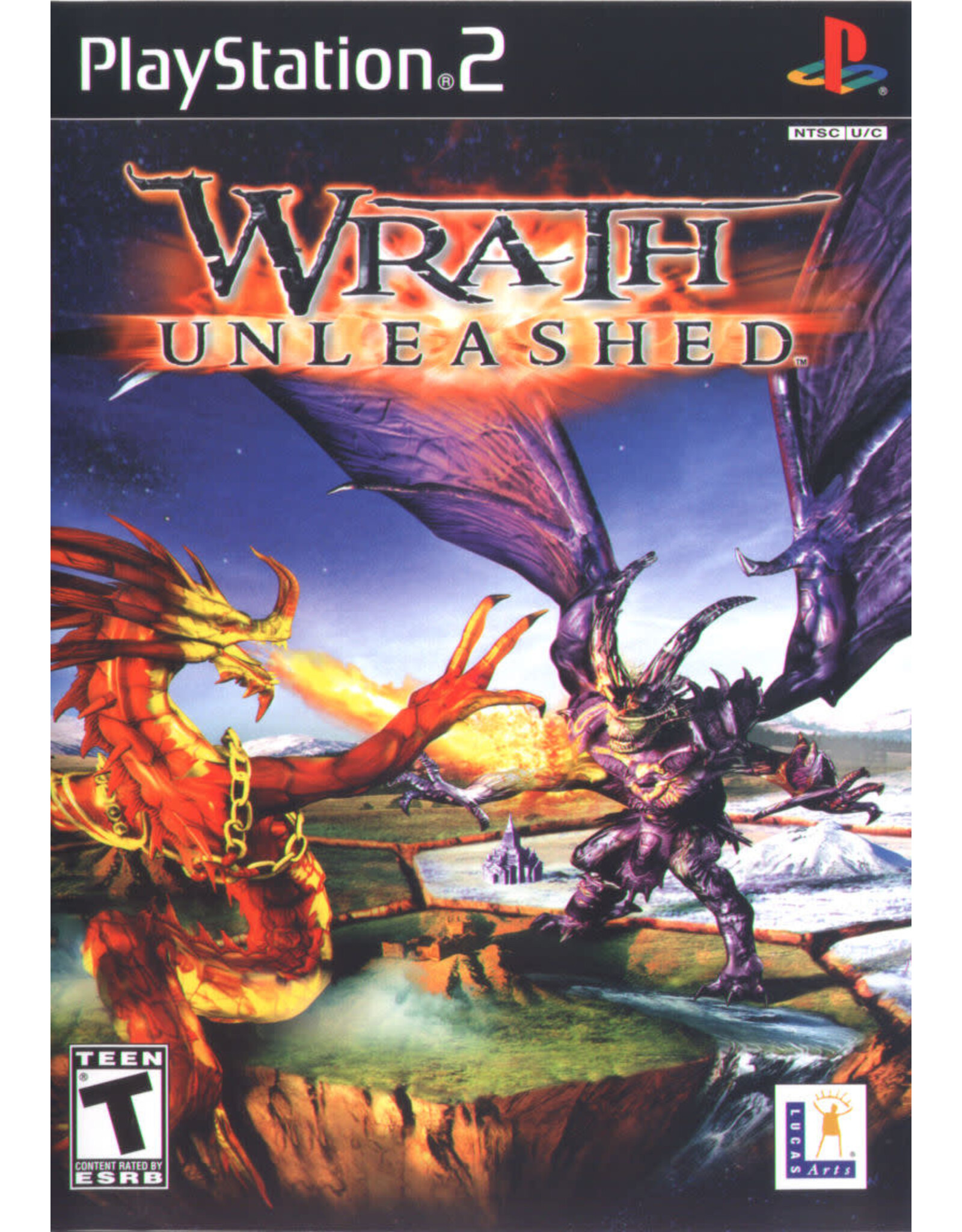 Playstation 2 Wrath Unleashed (No Manual, Sticker on Disc)
