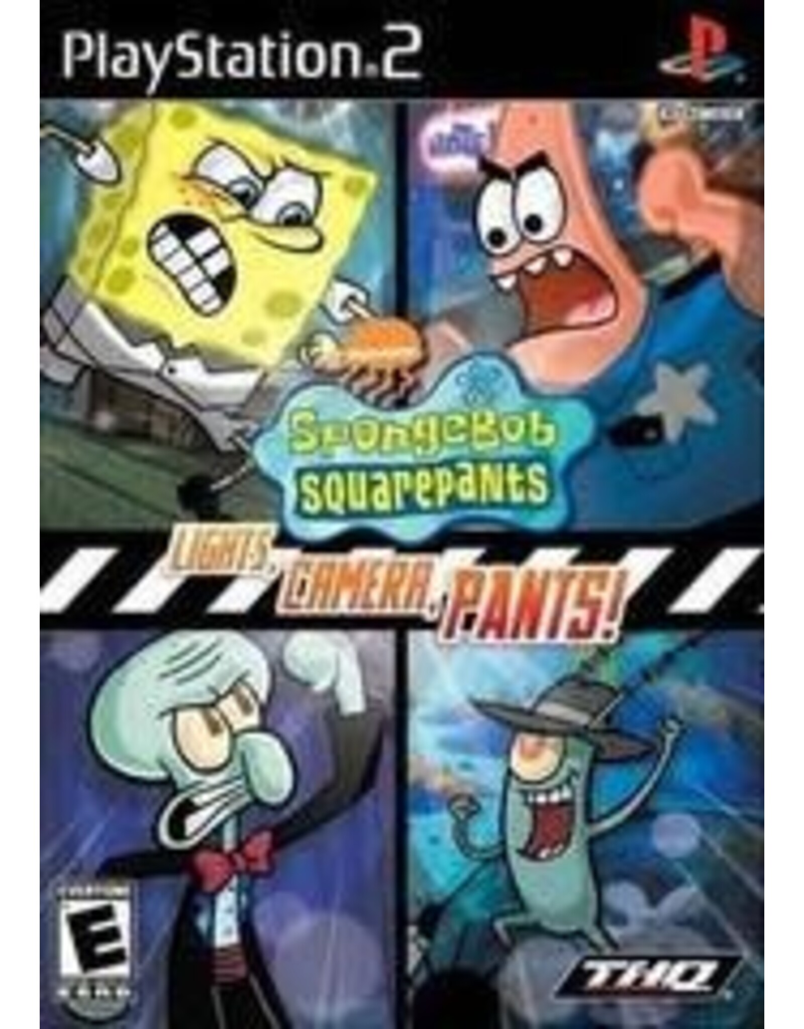 Playstation 2 SpongeBob SquarePants Lights Camera Pants (No Manual)