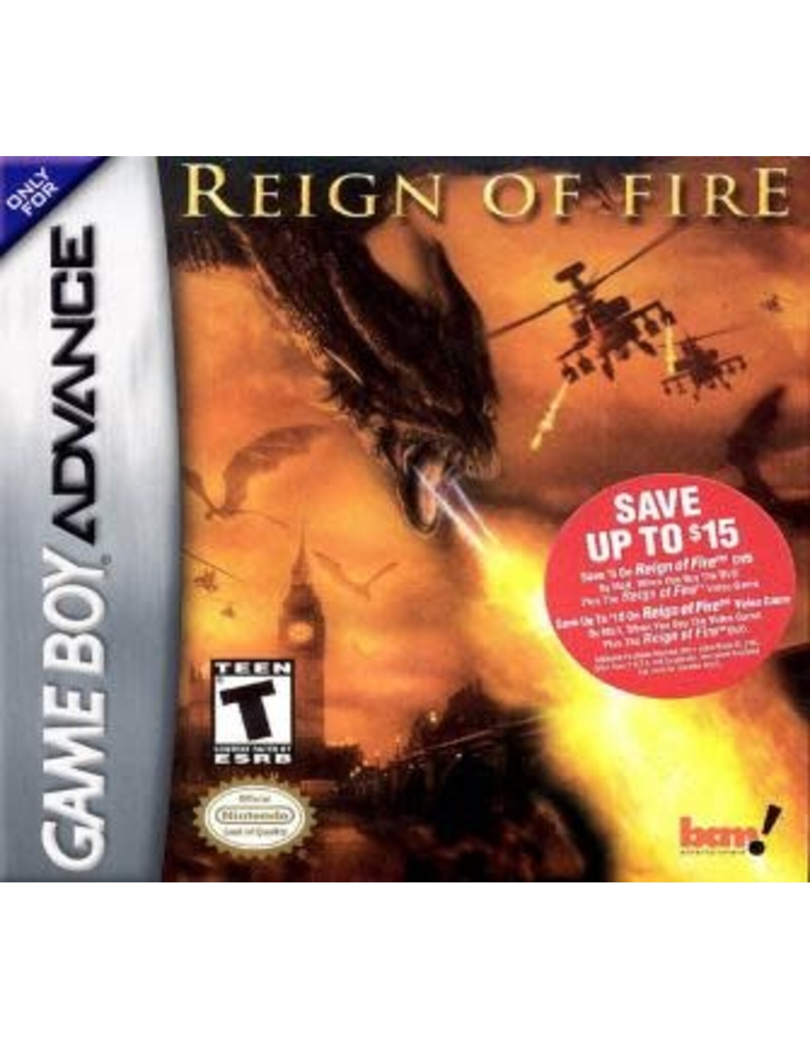 Game Boy Advance Reign of Fire (Cart Only)