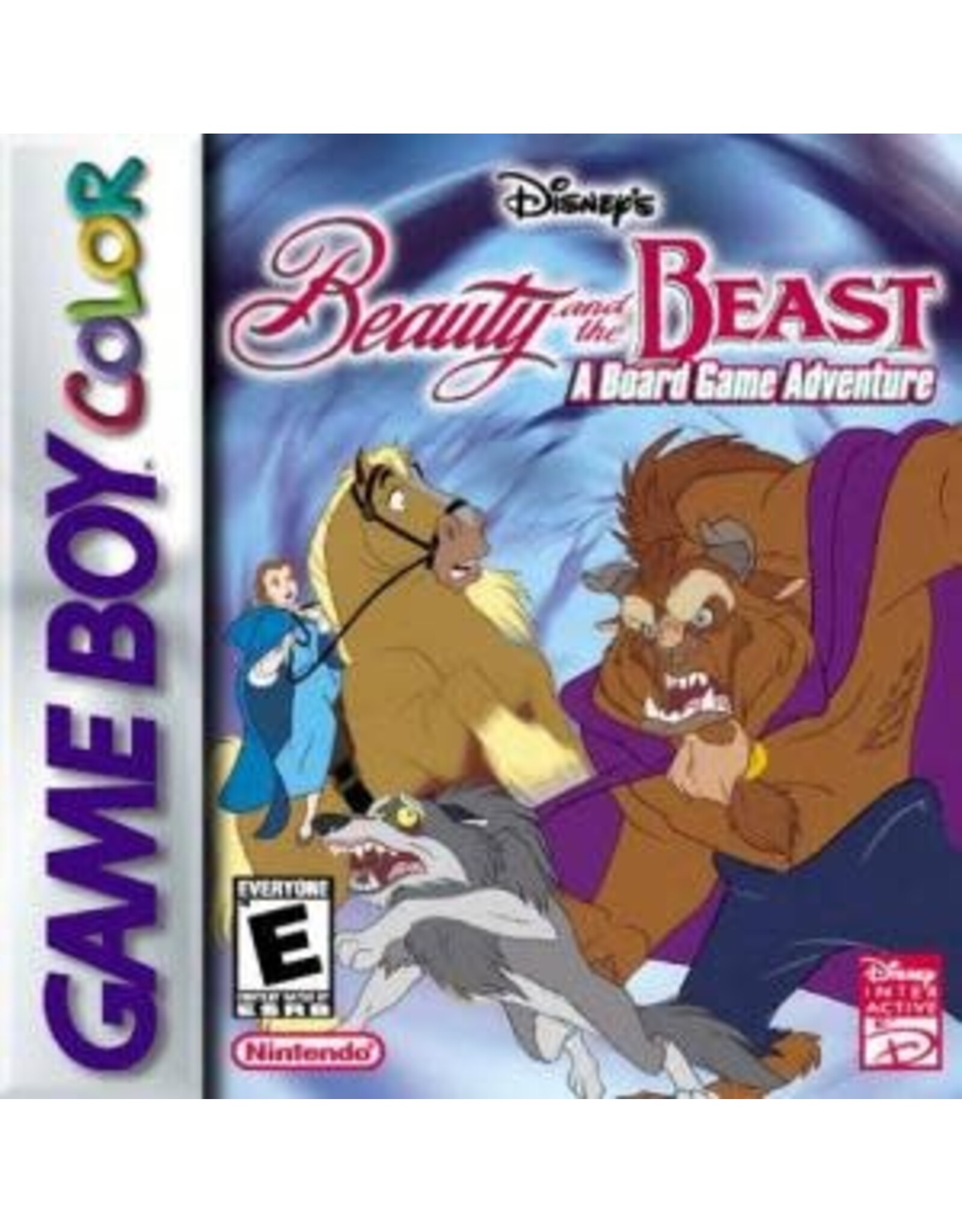 Game Boy Color Beauty and the Beast A Board Game Adventure (Cart Only, Damaged Label)