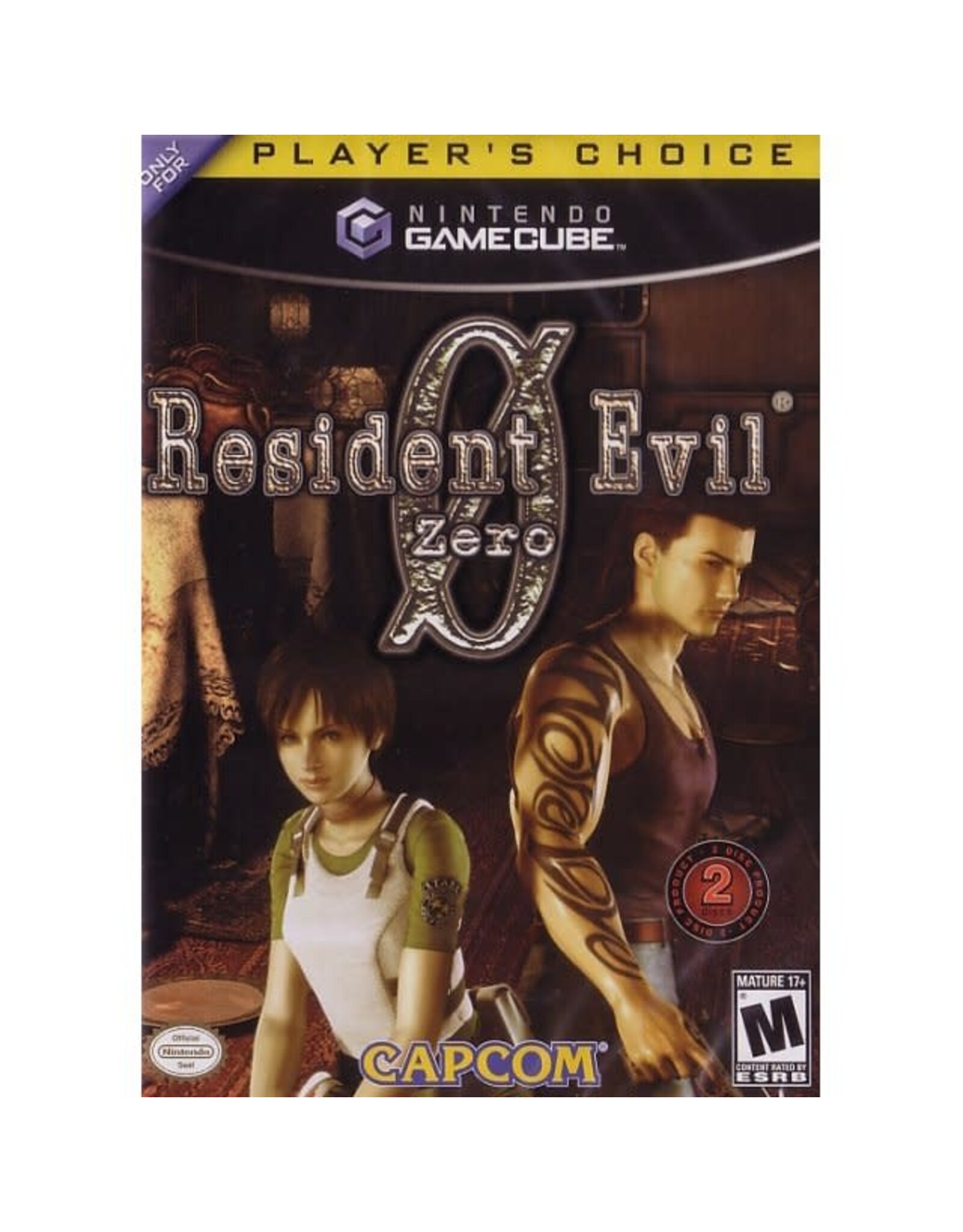 Gamecube Resident Evil Zero (Player's Choice, CiB, Lightly Damaged Manual)