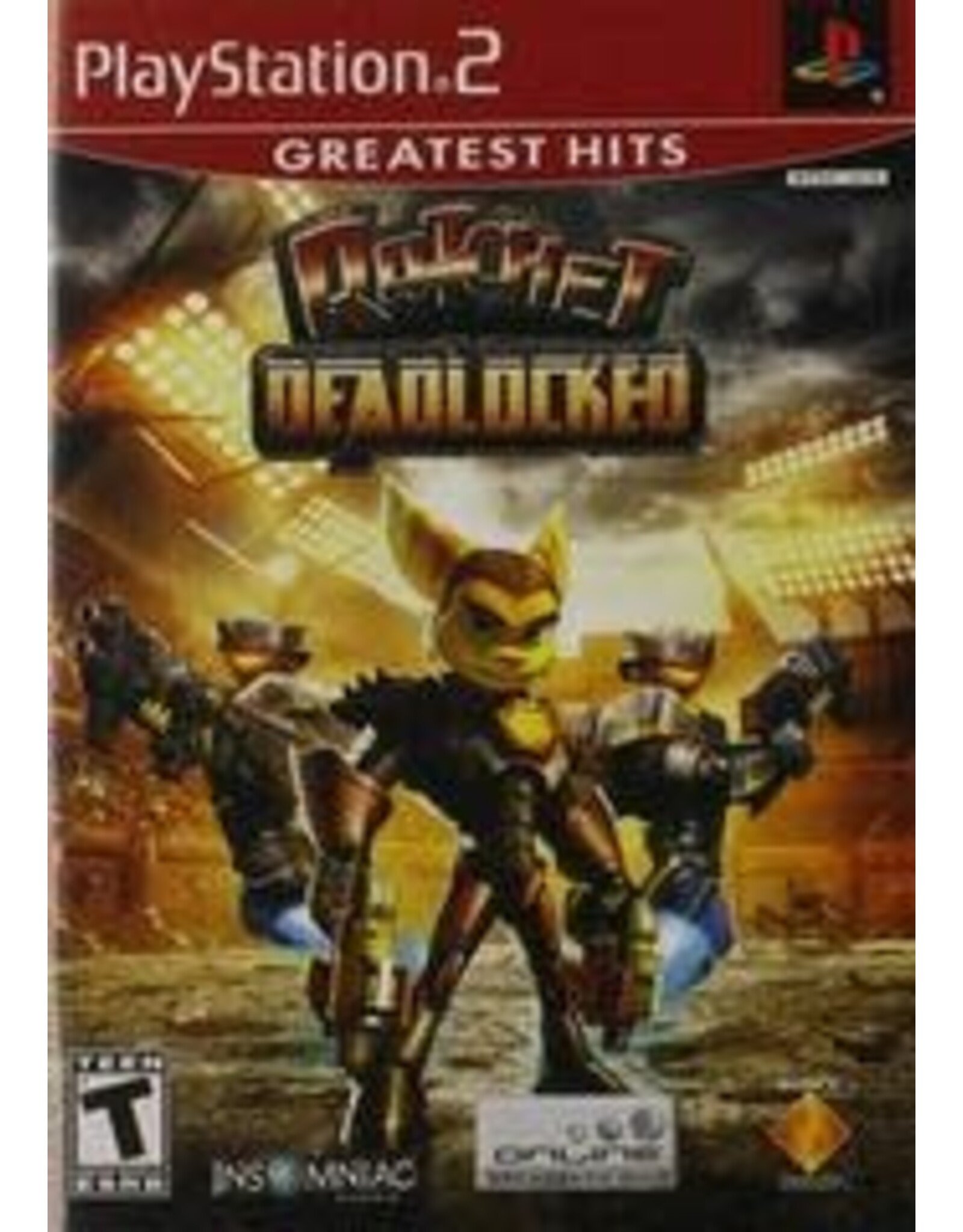 Playstation 2 Ratchet Deadlocked (Greatest Hits, No Manual)