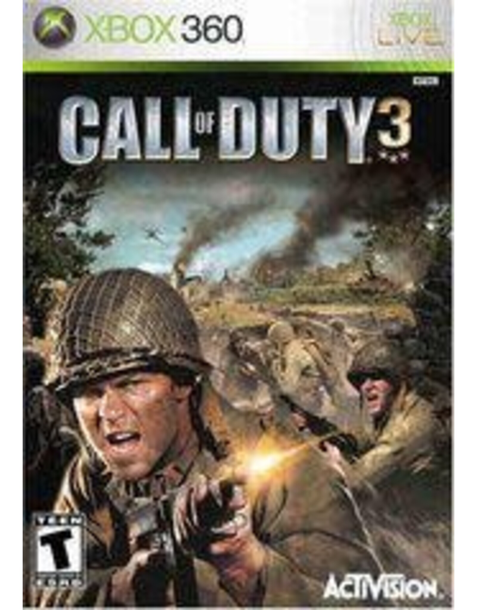 Xbox 360 Call of Duty 3 (No Manual)