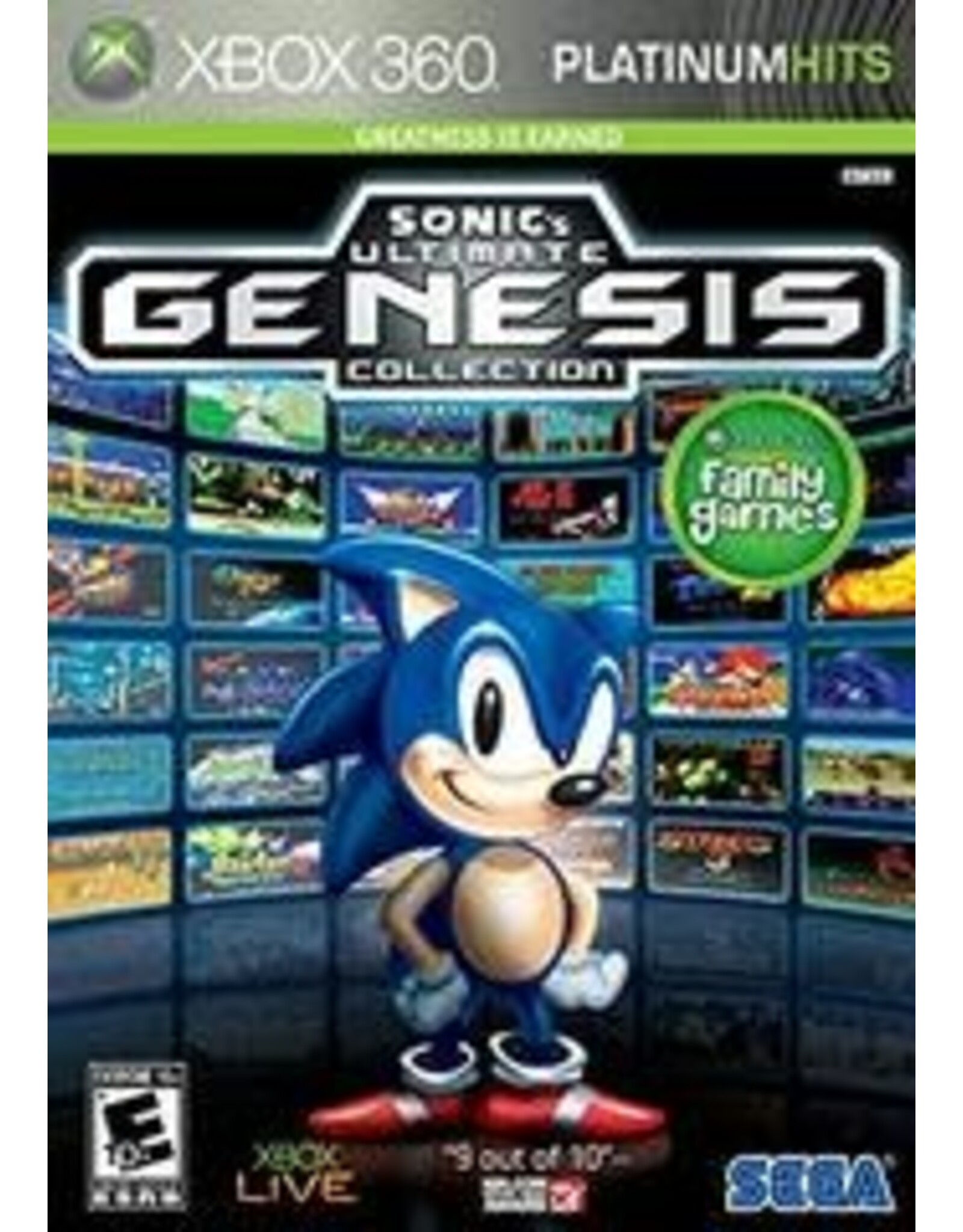 Xbox 360 Sonic's Ultimate Genesis Collection - Platinum Hits (Used)