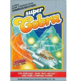 Atari 2600 Super Cobra (Cart Only, Damaged Label)