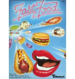Atari 2600 Fast Food (Cart Only, Damaged Label)