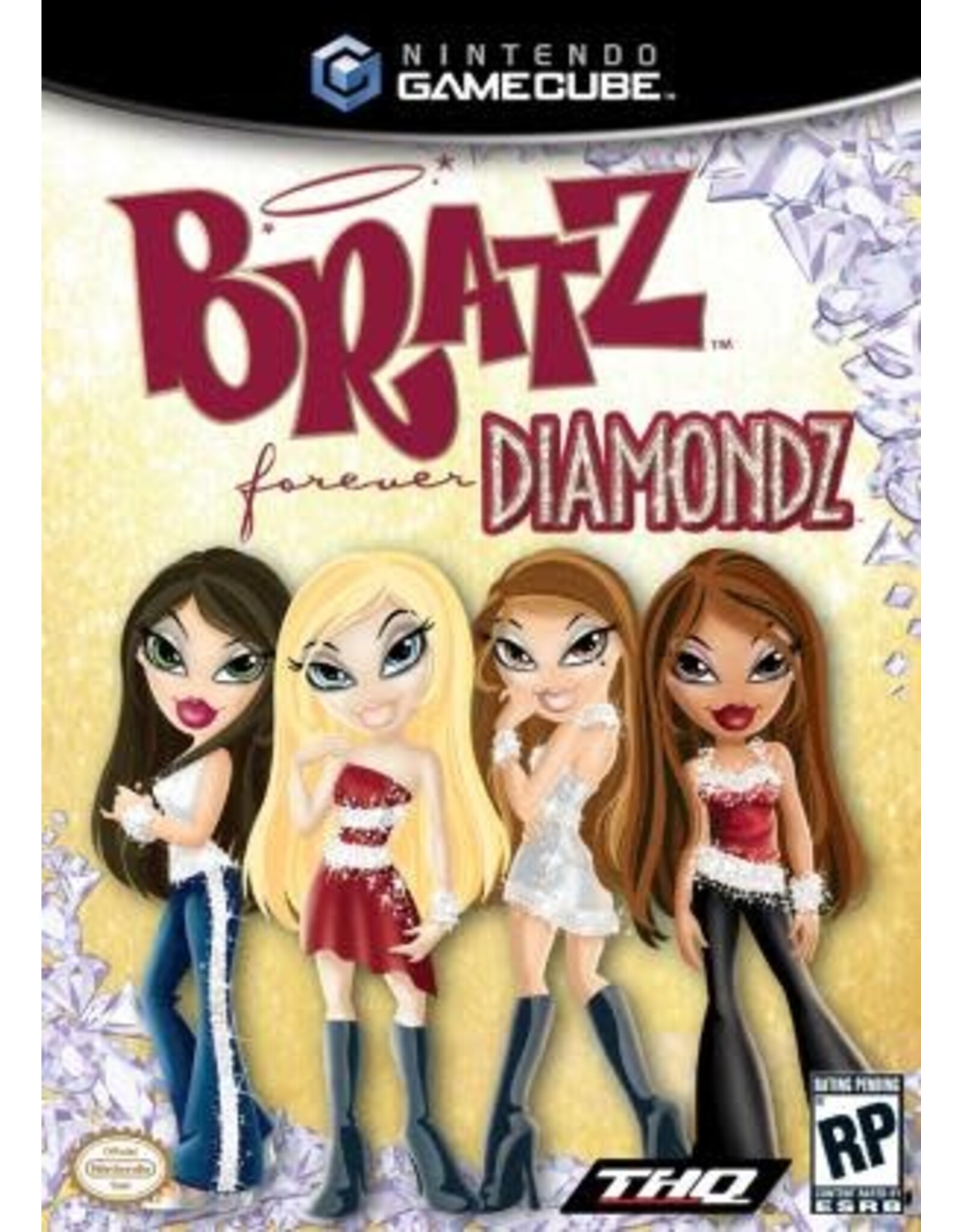 Gamecube Bratz Forever Diamondz (CiB, Includes Sealed Doll Outfit)