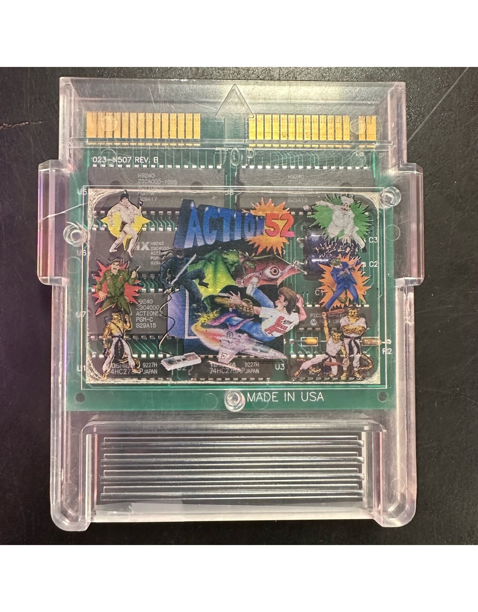 NES Action 52 (Cart Only, Badly Damaged Cart)