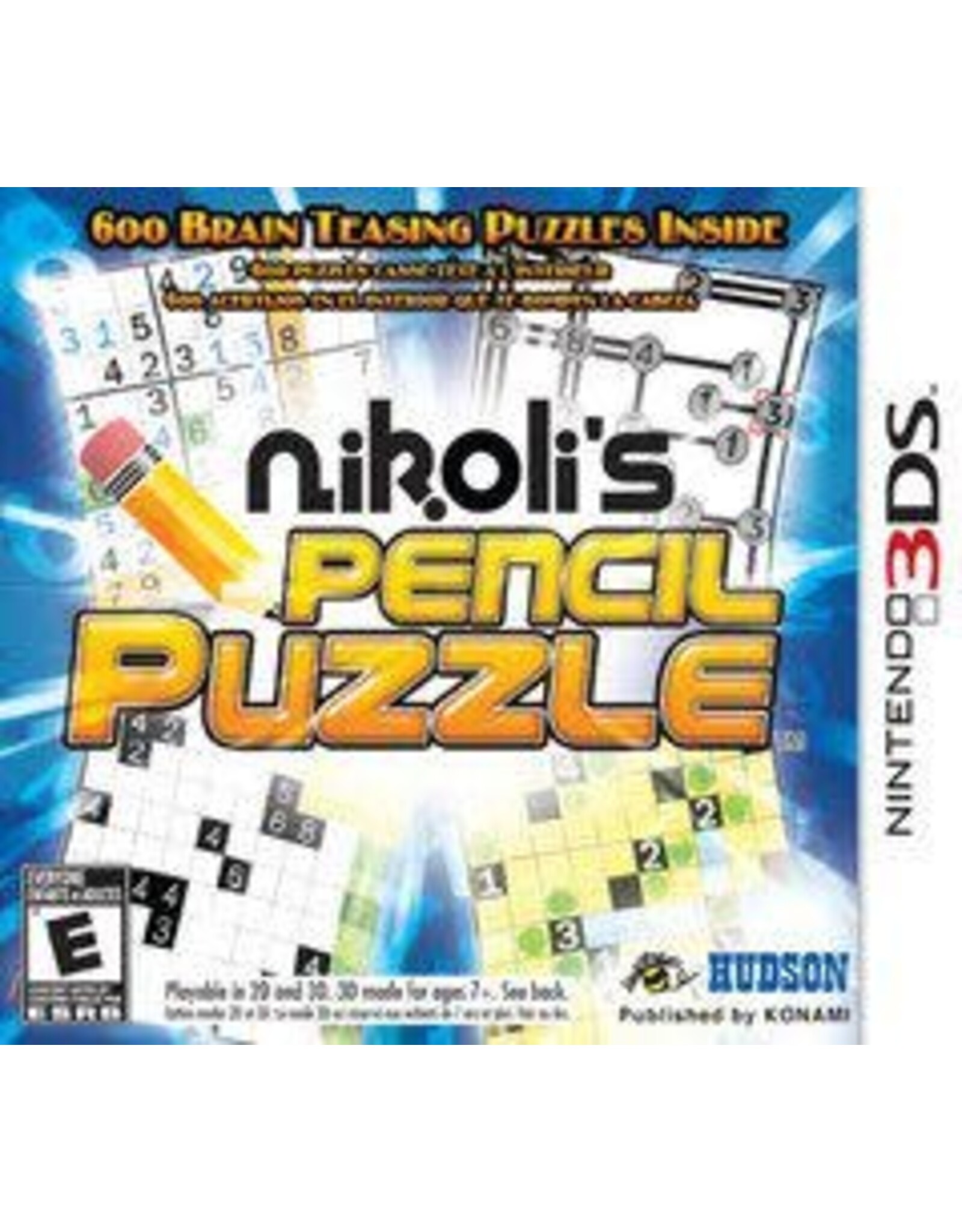 Nintendo 3DS Nikoli's Pencil Puzzle (CiB, Damaged Sleeve)