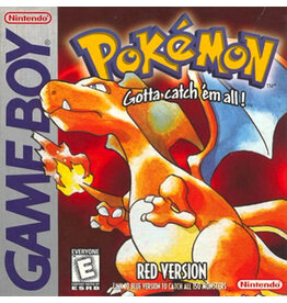 Game Boy Pokemon Red - New Save Battery (Used, Cart Only, Cosmetic Damage)