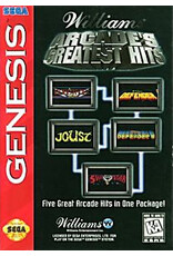 Sega Genesis Williams Arcade's Greatest Hits (Cart Only)