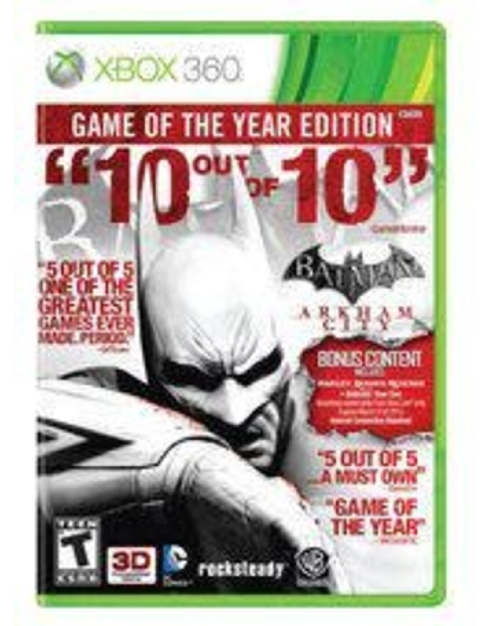 Xbox 360 Batman: Arkham City Game Of The Year (CiB)