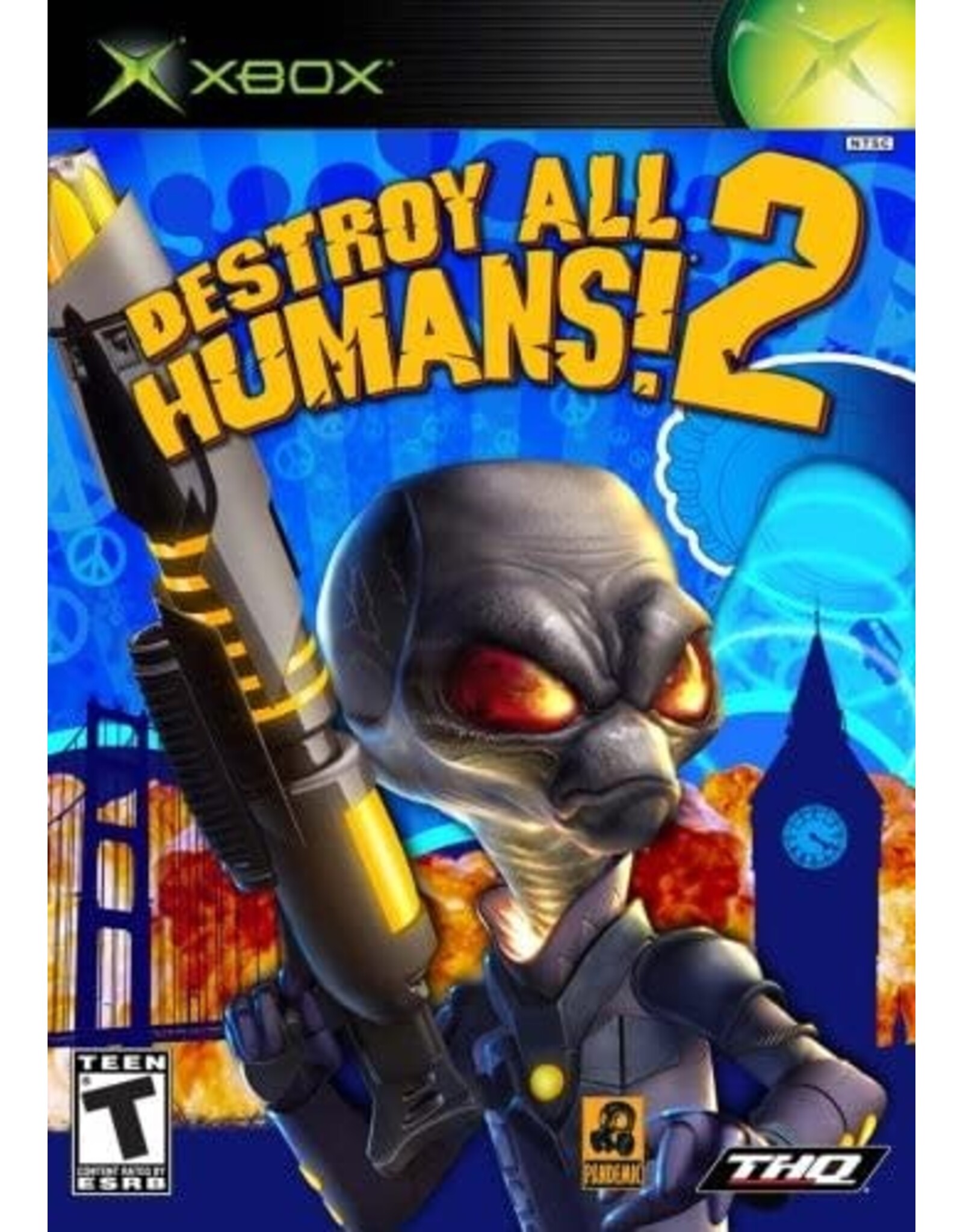 Xbox Destroy All Humans 2 (No Manual)