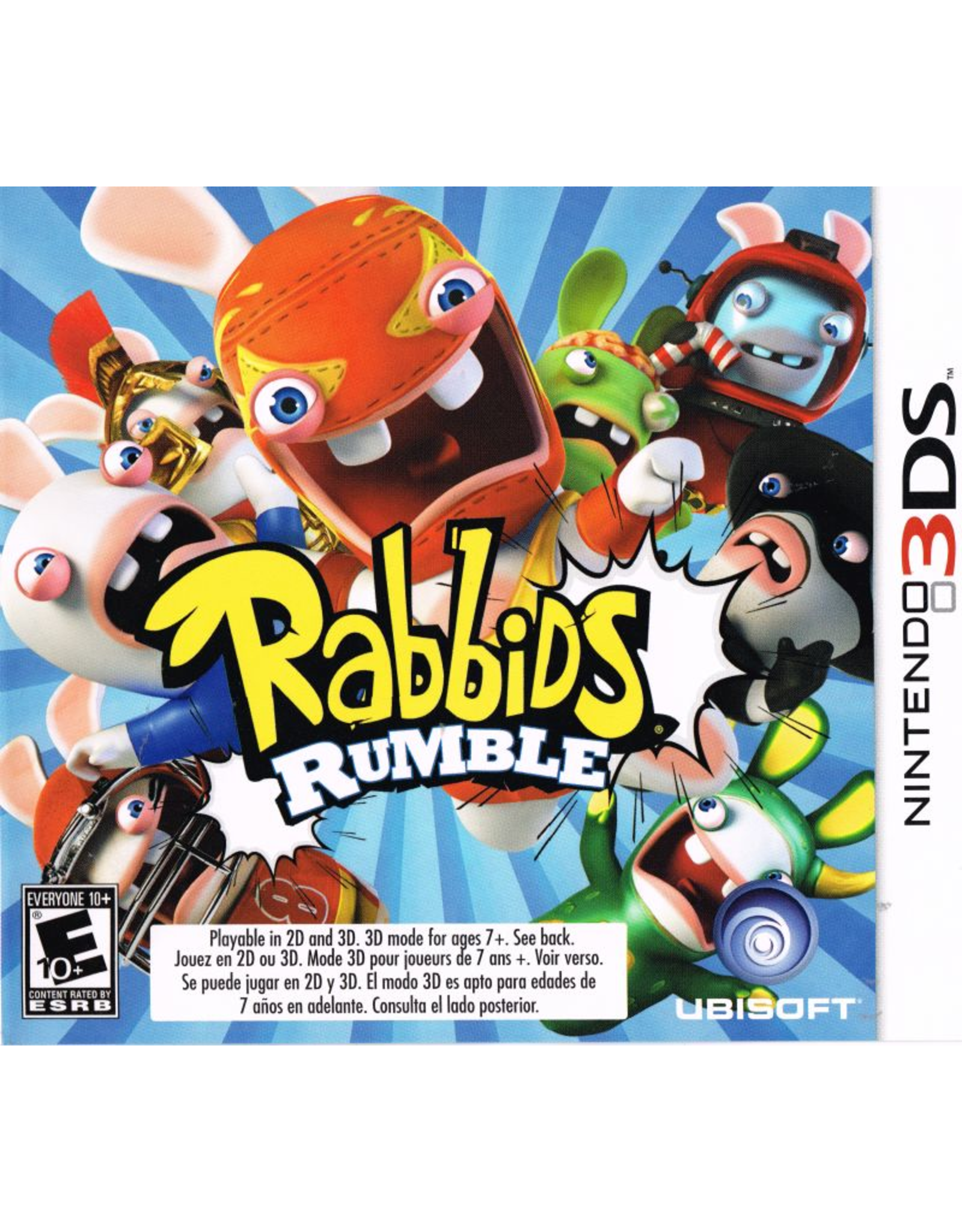 Nintendo 3DS Rabbids Rumble (CiB, Damaged Sleeve)