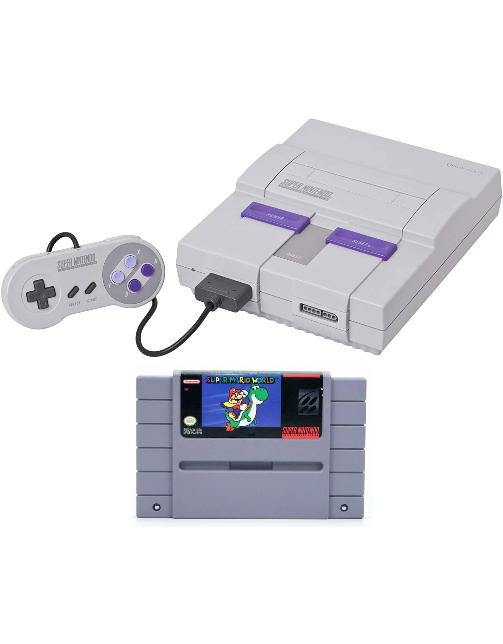 Super Nintendo SNES Super Nintendo Console + Super Mario World (Used)