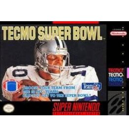 Super Nintendo Tecmo Super Bowl (Cart Only, Damaged Label)