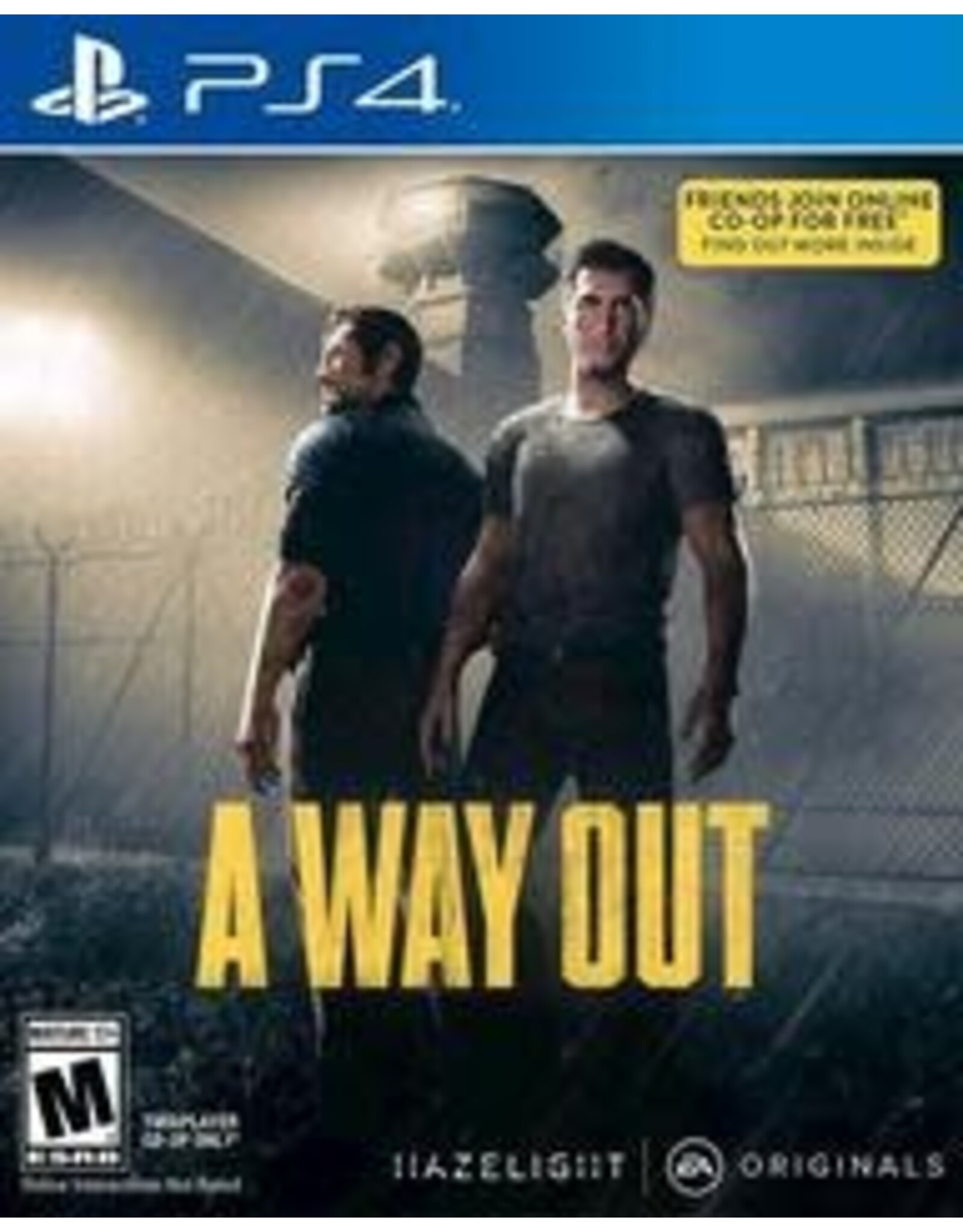 Playstation 4 A Way Out (Used)