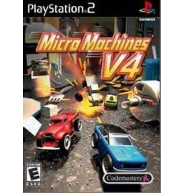 Playstation 2 Micro Machines V4 (CiB, Damaged Sleeve)