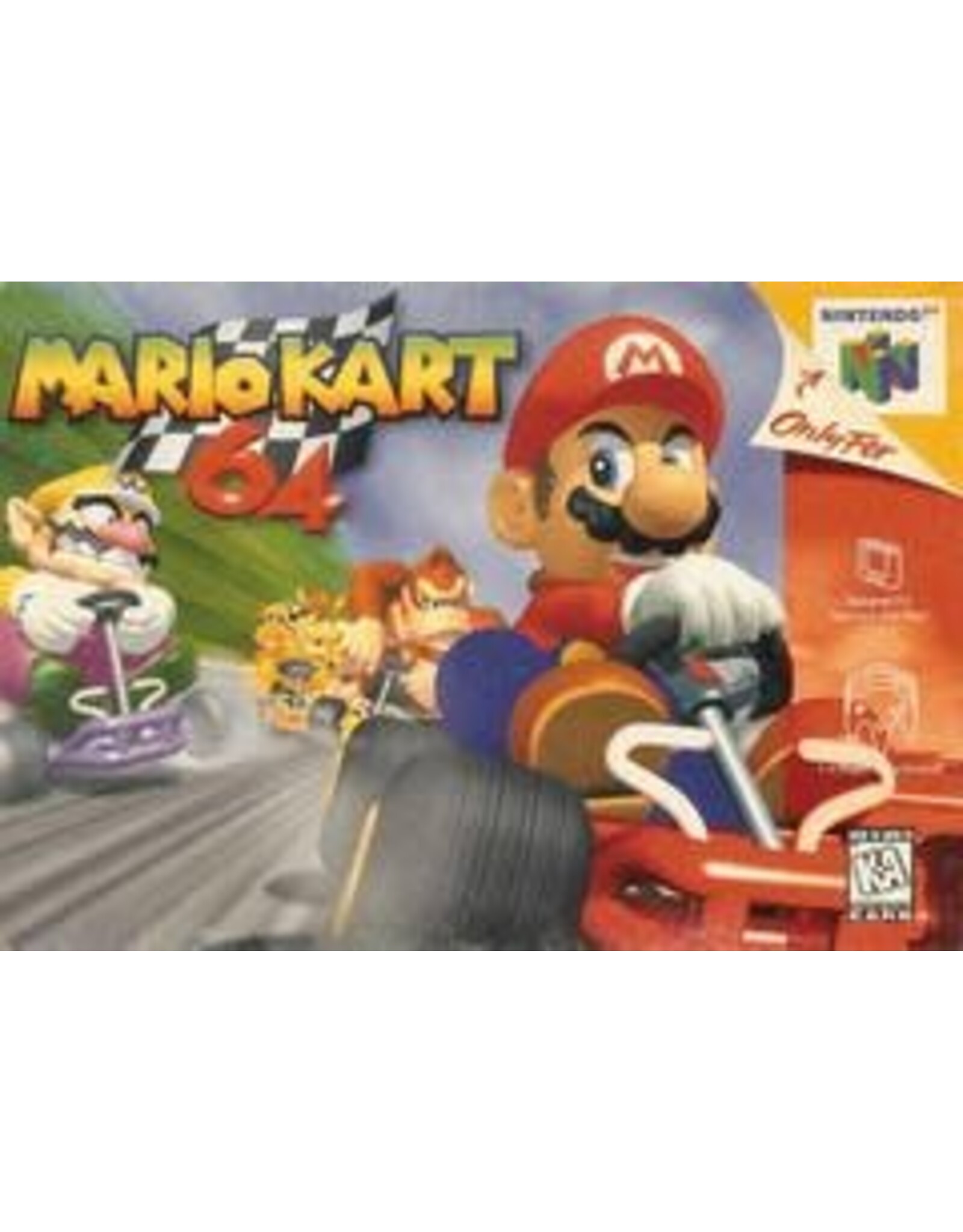 Nintendo 64 Mario Kart 64 (Cart Only, Cosmetic Damage)
