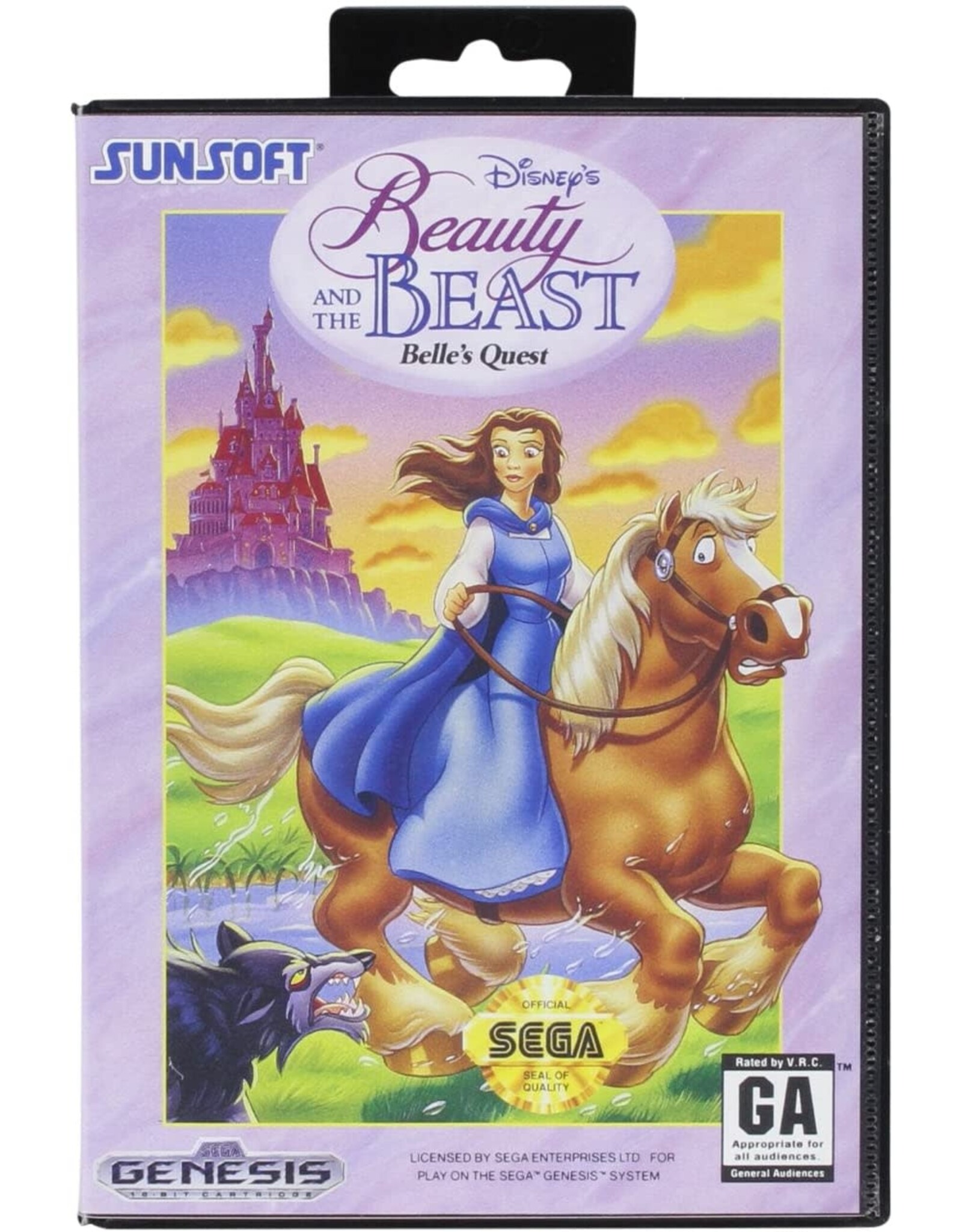 Sega Genesis Beauty and the Beast Belle's Quest (CiB)