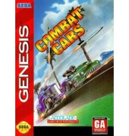 Sega Genesis Combat Cars (Boxed, No Manual, Damaged Label)