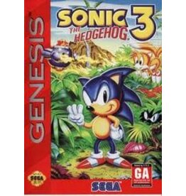 Sega Genesis Sonic the Hedgehog 3 (CiB, Damaged Manual)