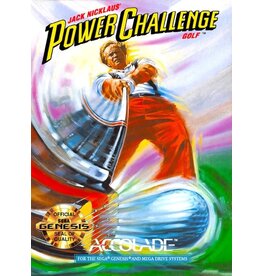 Sega Genesis Jack Nicklaus Power Challenge Golf (Cardboard Box, Boxed, No Manual)